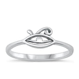 Sterling Silver Eye of Horus Ring