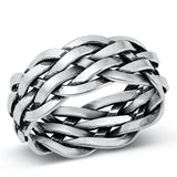 Sterling Silver Basket Weave Ring