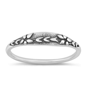 Sterling Silver Leaf Ring