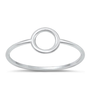 Sterling Silver Circle Ring