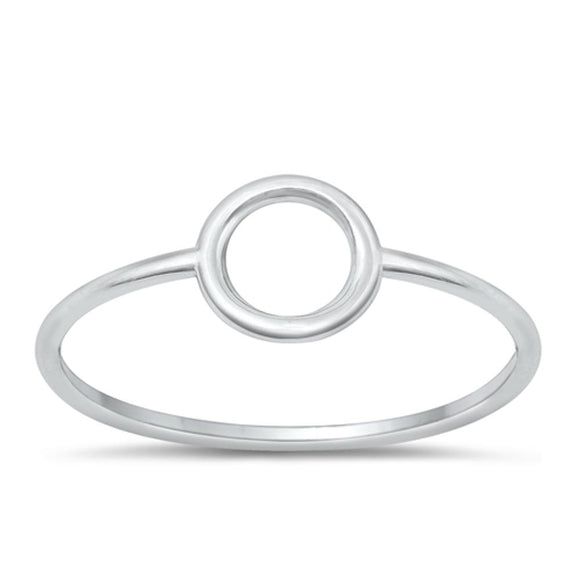 Sterling Silver Circle Ring