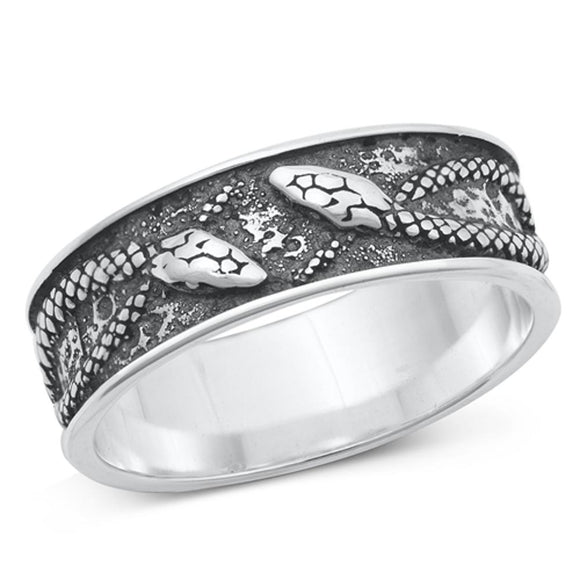 Sterling Silver Snake Ring