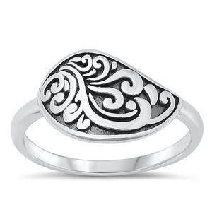 Sterling Silver Swirl Ring