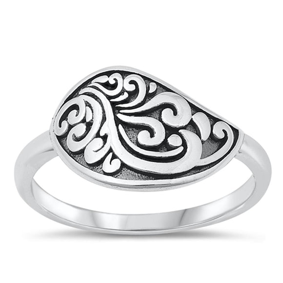 Sterling Silver Swirl Ring