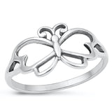 Sterling Silver Butterfly Ring