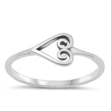 Sterling Silver Heart Ring