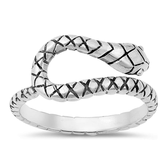 Sterling Silver Snake Ring