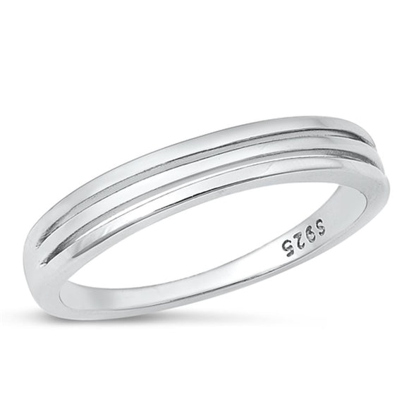 Sterling Silver Plain Ring