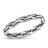 Sterling Silver Braided Ring