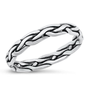 Sterling Silver Braid Ring