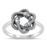 Sterling Silver Snake Ring