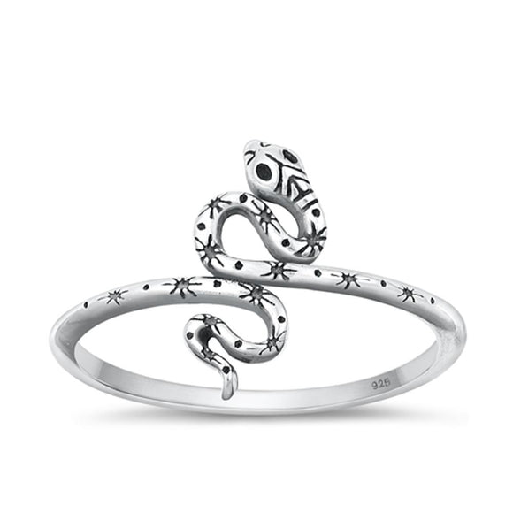 Sterling Silver Snake Ring