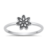 Sterling Silver Flower Ring