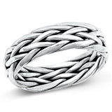 Sterling Silver Braided Ring