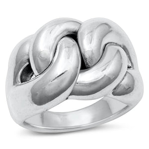 Sterling Silver Electroform Knot Ring