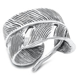 Sterling Silver Feather Ring