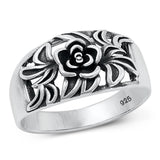 Sterling Silver Rose Ring