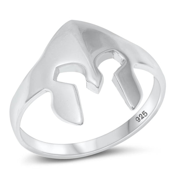 Sterling Silver Spartacus Helmet Ring