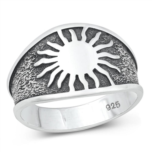 Sterling Silver Sun Ring