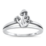 Sterling Silver Mushroom Ring