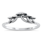 Sterling Silver Mushroom Ring