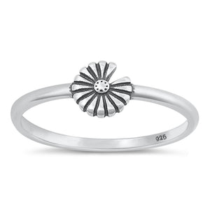 Sterling Silver He Loves Me Not Daisey Petal Ring