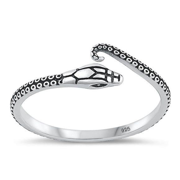 Sterling Silver Snake Ring