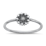 Sterling Silver Flower Ring