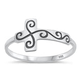 Sterling Silver Cross Ring