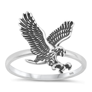 Sterling Silver Eagle Ring