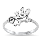 Sterling Silver Lizard Ring