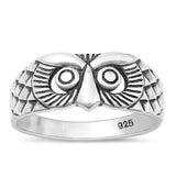 Sterling Silver Owl Ring