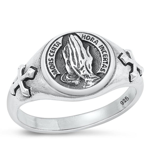 Sterling Silver Prayer Ring