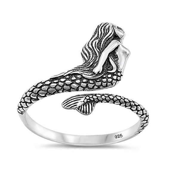 Sterling Silver Mermaid Ring