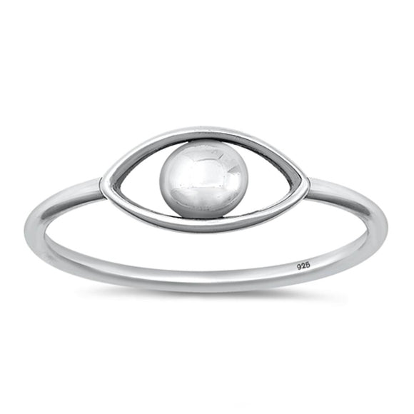 Sterling Silver Eye Ring