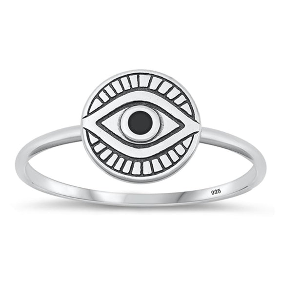 Sterling Silver Eye Ring