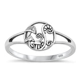 Sterling Silver Mushrooms Ring