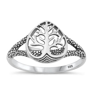 Sterling Silver Tree Ring