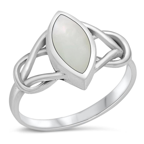 Marquise Mother of Pearl Wholesale Ring New .925 Sterling Silver Band Sizes 4-10