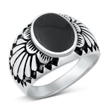 Sterling Silver Black Onyx Ring