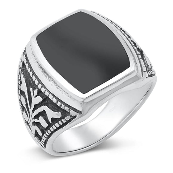 Sterling Silver Black Onyx Ring