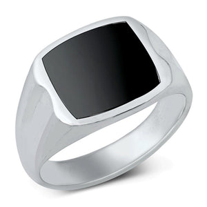 Sterling Silver Black Onyx Ring