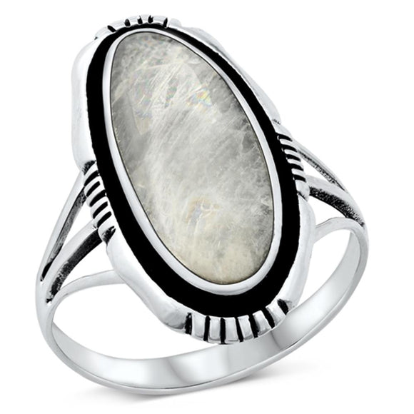 Sterling Silver Moonstone Ring