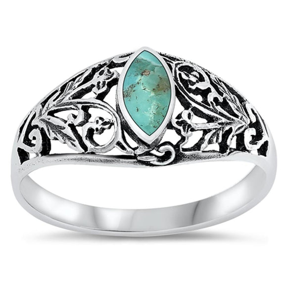 Sterling Silver Turquoise Ring