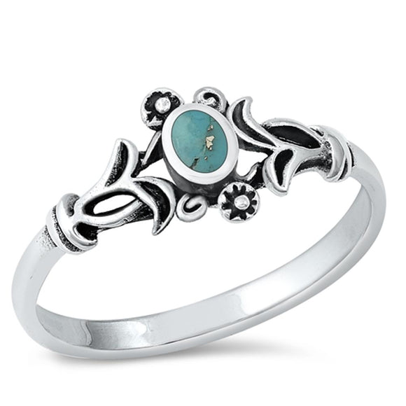 Sterling Silver Turquoise Ring