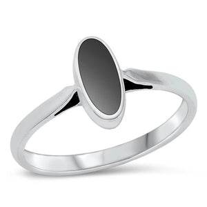 Sterling Silver Black Onyx Ring