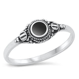 Sterling Silver Black Onyx Ring