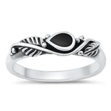 Sterling Silver Black Onyx Ring