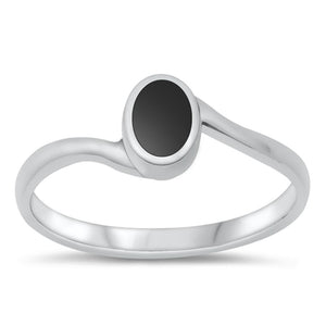 Sterling Silver Black Onyx Ring