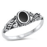 Sterling Silver Black Onyx Ring